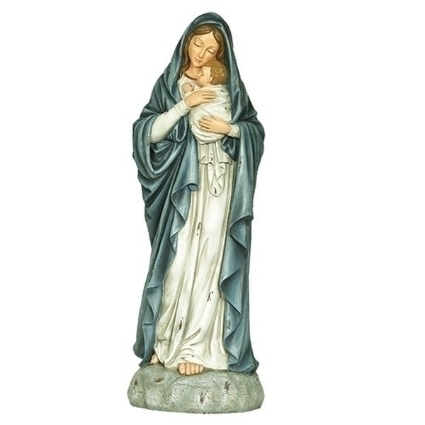 Madonna And Child Statue 32.5" High